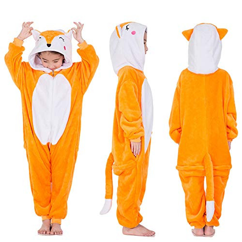 YULOONG Children Onesies Kid Cartoon Lion Animal Pajamas Christmas Halloween Party Cosplay Costume