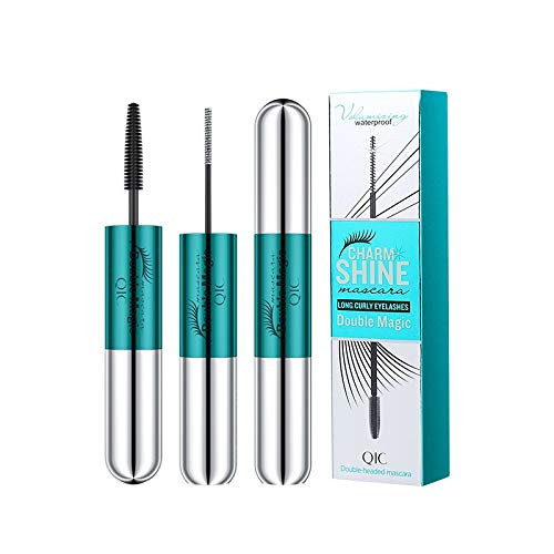 4D Silk Fiber Lash Mascara Waterproof Mascara Black Volume and Length for Natural Voluminous Look Premium Thickening Extra Long Thick Long Liquid Lash Extensions Mascara
