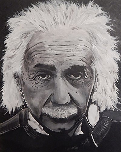 Buyartforless Einstein by Ed Capeau 16x12 Art Print Poster Wall Decor Albert Einstein German Theoretical Physicist Philosopher Science Genius