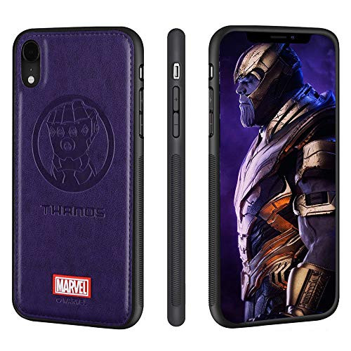 Marvel iPhone Xs MAX CaseLeather Cases Compatible with iPhone Xs MAXMarvel Avengers Endgame Thanos