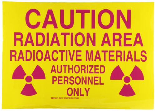 Brady 88747 Self Sticking Polyester Radiation Laser Sign 10 X 14 Legend Caution Radiation Area Radioactive Materials Authorized Personnel Only with Picto Brady 88747 Self Sticking Polyester Radiation Laser Sign 10 X 14 Legend Caution Radiation Area Radioactive Materials Authorized Personnel Only with Picto