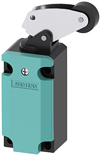 Siemens 3SE5 1120CF01 International Limit Switch Complete Unit Angular Roller Lever 40mm Metal Enclosure Metal Lever 22mm Plastic Roller Snap Action Contacts 1 NO  1 NC Contacts