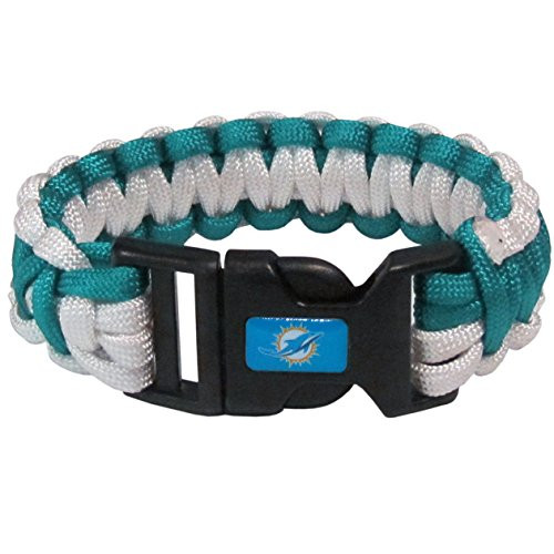 NFL Siskiyou Sports Fan Shop Miami Dolphins Survivor Bracelet One Size Team Color