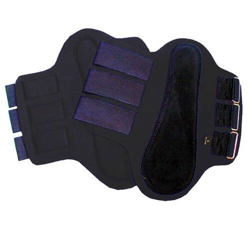 Intrepid International Splint Boots with Black Patches Small Black