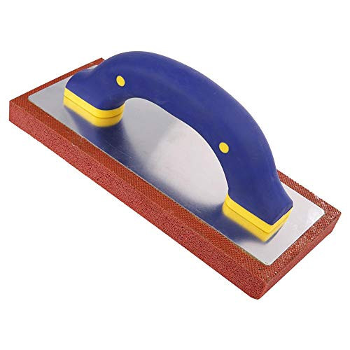 Plastering Trowel Professional with Plastic Handle Rubber Mason Scraper Tiling Tools for Concrete Plaster