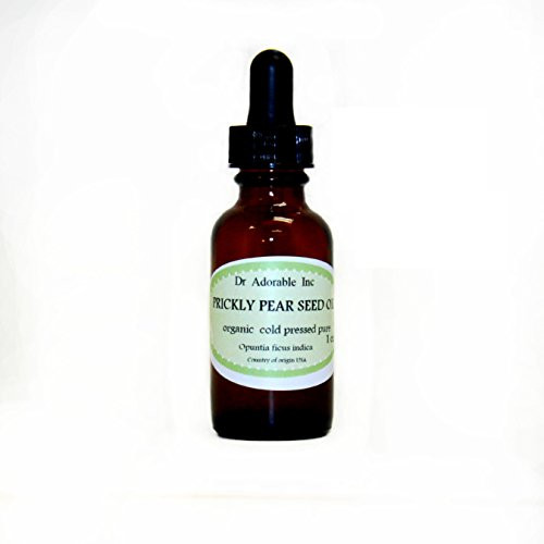 1 OZ WITH GLASS DROPPER PRICKLY PEAR SEED OIL BY DRADORABLE 100 PURE COLD PRESSED 1 OZ WITH GLASS DROPPER PRICKLY PEAR SEED OIL BY DRADORABLE 100 PURE COLD PRESSED