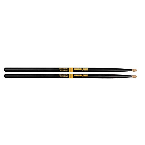 Promark ActiveGrip Forward Drumsticks Acorn Tip Black Forward 7A