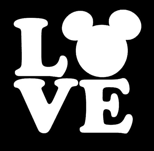 Makarios LLC Mickey Love Decal Vinyl Sticker Cars Trucks Vans Walls Laptop MKR WHITE 55 x 525 INMKR111 Makarios LLC Mickey Love Decal Vinyl Sticker Cars Trucks Vans Walls Laptop MKR WHITE 55 x 525 INMKR111