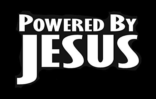 Makarios LLC Powered by Jesus Decal Vinyl Sticker Cars Trucks Vans Walls Laptop MKR White 55 x 3MKR352 Makarios LLC Powered by Jesus Decal Vinyl Sticker Cars Trucks Vans Walls Laptop MKR White 55 x 3MKR352