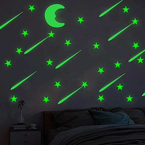 Yizeda Glow in The Dark Stars Stickers for Ceiling Adhesive 313pcs 3D Glowing Stars and Moon for Kids BedroomLuminous Stars Stickers Create a Realistic Starry Sky Room DecorWall Stickers Yizeda Glow in The Dark Stars Stickers for Ceiling Adhesive 313pcs 3D Glowing Stars and Moon for Kids BedroomLuminous Stars Stickers Create a Realistic Starry Sky Room DecorWall Stickers