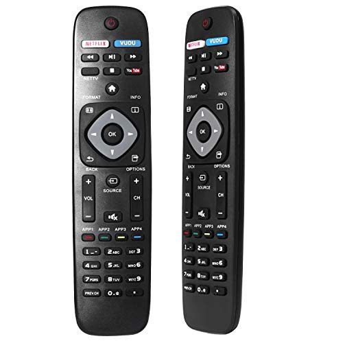 NH500UP Universal Replacement Remote Control Compatible with Philips LED 4K UHD Ultra HD Smart TV