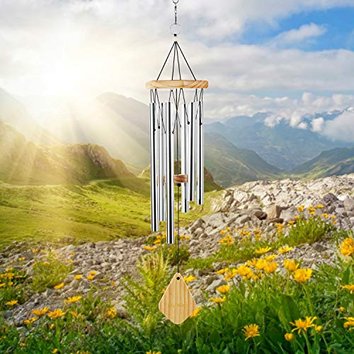 30 inch Wind Chimes Outdoor Wind Chimes Outdoor Sympathy Memorial Wind Chimes with 6 Metal Tubes Hook Outdoor Decor for Garden Patio Yard Home 30 inch Wind Chimes Outdoor Wind Chimes Outdoor Sympathy Memorial Wind Chimes with 6 Metal Tubes Hook Outdoor Decor for Garden Patio Yard Home
