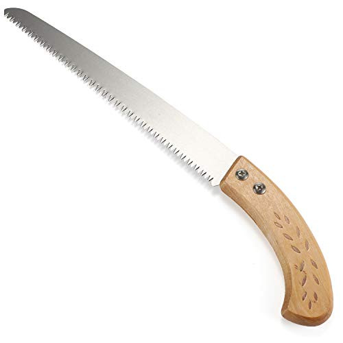 BlueCatELE Hand Pruning Saw Household Garden Pruning Saw Survial Hand Saw Tool for Garden Trimming Wood Camping Tree Branches Trimming