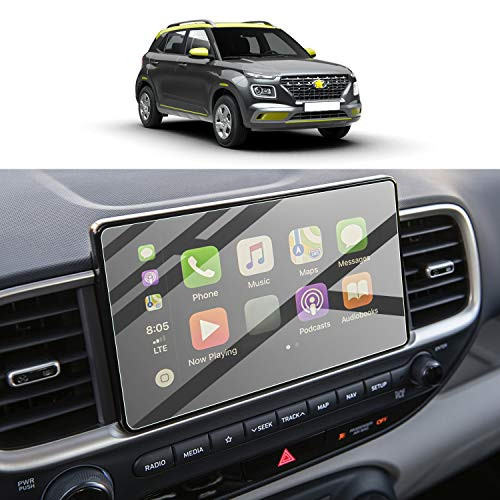 Screen Protector Foils for 2020 Venue Navigation Display Tempered Glass 9H Hardness AntiExplosion  Scratch HD Clear Hyundai GPS LCD Protective Film