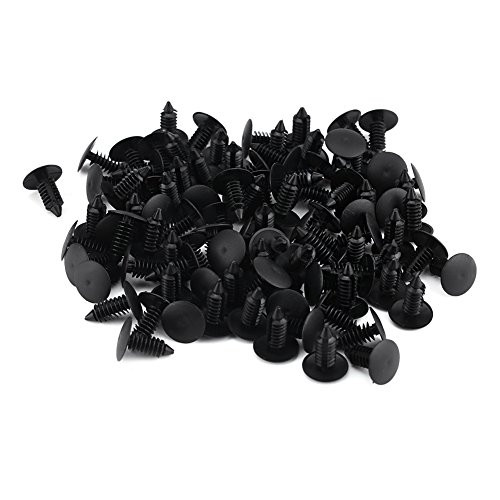 100Pcs Universal Plastic Car Door Trim Clips Bumper Fastener Retainer Bumper Clip Rivets Push Pin Clips