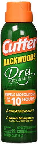 Cutter 3PK Backwoods Dry Insect Repellent Spray 4 oz