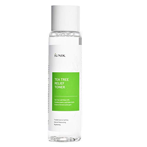 iUNIK Tea Tree Relief Face Toner Facial Moisturizer for Acne Treatment Clearing Acne Breakout Skin Pimple Remover Repair Damaged Irritated Skin with Tea Tree 67 Centella Asiatica 195 67 Fl OZ iUNIK Tea Tree Relief Face Toner Facial Moisturizer for Acne Treatment Clearing Acne Breakout Skin Pimple Remover Repair Damaged Irritated Skin with Tea Tree 67 Centella Asiatica 195 67 Fl OZ