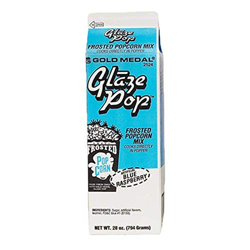 Popcorn Supply  Glaze Pop Flavors  by Gold Medal Products Blue Raspberry