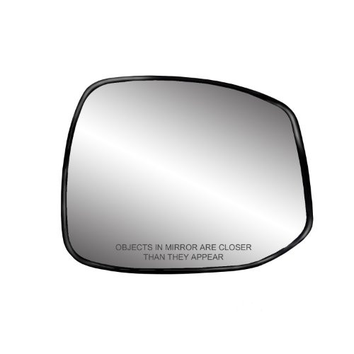 Fit System 30270 Honda Civic Right Side Heated Power Replacement Mirror Glass with Backing Plate