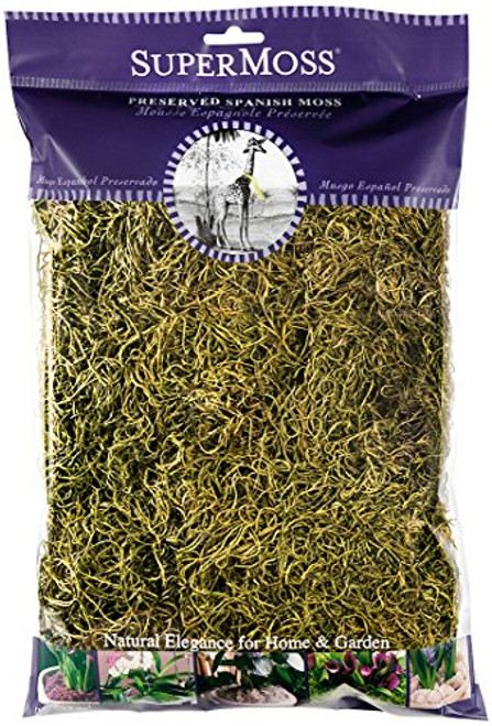 SuperMoss 26967 Spanish Moss Preserved Basil 8oz 200 cubic inch