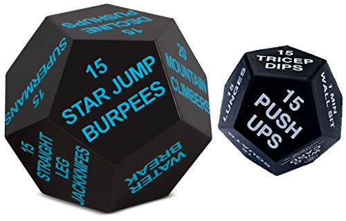 Juliet Paige Exercise Dice for Home Fitness Gym Workouts Crossfit WOD Kids Physical Education Bodyweight HIIT and Sports Training Blue Intermediate White Intermediate Juliet Paige Exercise Dice for Home Fitness Gym Workouts Crossfit WOD Kids Physical Education Bodyweight HIIT and Sports Training Blue Intermediate White Intermediate