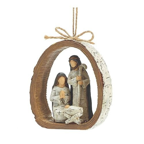 Burton and Burton Holy Family Resin Ornament