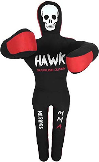 Hawk Sports Grappling Dummy BJJ Wrestling Dummy Punching Bag Submission MMA Brazilian Jiu Jitsu Judo Karate Throwing Boxing Dummy Dummies 6ft UNFILLED MrBones