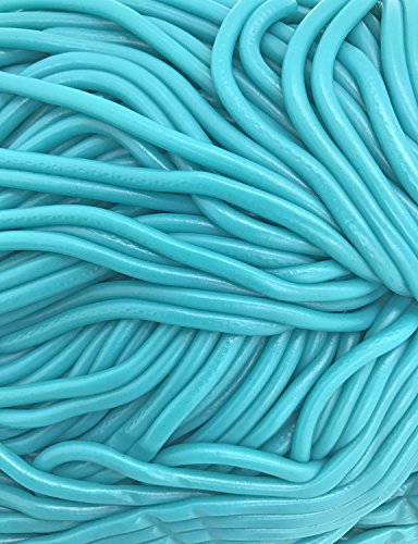 Gustafs Licorice Laces Blue Raspberry Dutch licorice Candy Shoelaces 1Lb