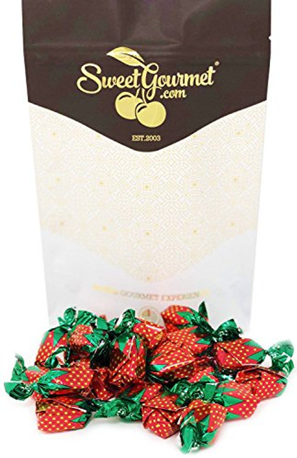 Arcor Strawberry Buds Filled Hard Candy Bon Bons bulk wrapped candy bulk 1 pound
