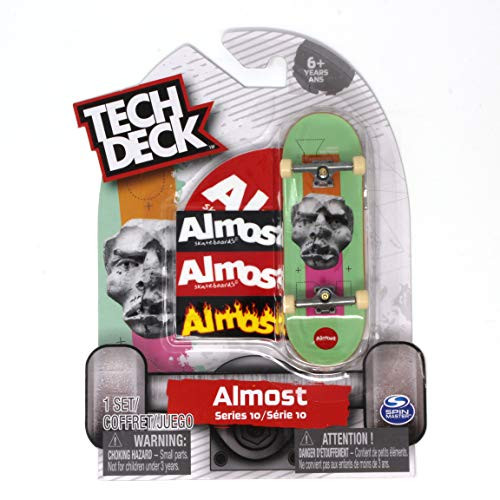 Mini Fingerboards Almost Skateboards Rare Series 10 Yuri Facchini Stone Head Complete Deck