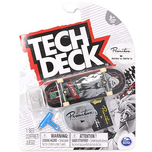 Mini Fingerboards Primitive Skateboards Rare Series 12 Tiago Lemos Gorilla Black Silver Complete Deck