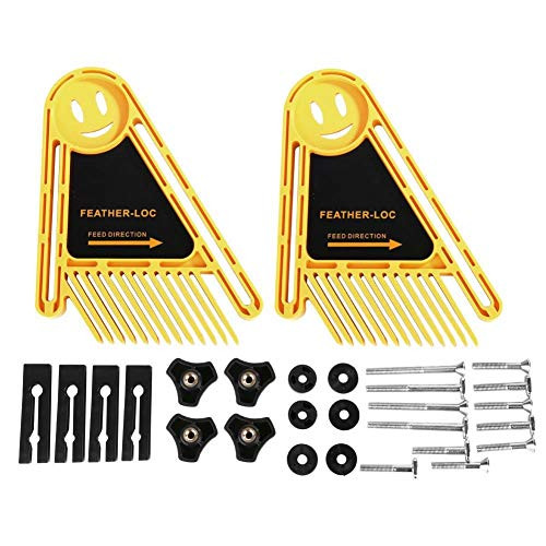 Jadeshay Featherboard Feather Loc Board Woodworking Safety for Table Saws and Router Tables Fence Tools