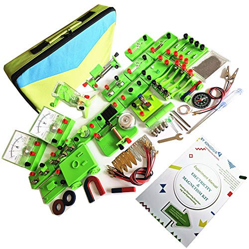 Circuit and Magnetic Science Exploration Kit  Exciting Stem Projects for Kids  Physics Lab Basic Electronics Magnetism Experiments Learning Toys