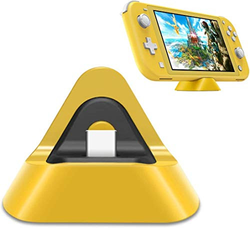 Protable Charging Dock for Nintendo Switch Lite and Nintendo Switch Charging Stand Station with Type C Port Compatible with Nintendo Switch Lite 2019 and Nintendo Switch Protable Charging Dock for Nintendo Switch Lite and Nintendo Switch Charging Stand Station with Type C Port Compatible with Nintendo Switch Lite 2019 and Nintendo Switch