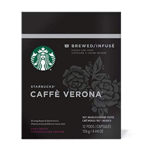 Starbucks Caffe Verona Coffee Verismo Pods 12 Count Starbucks Caffe Verona Coffee Verismo Pods 12 Count