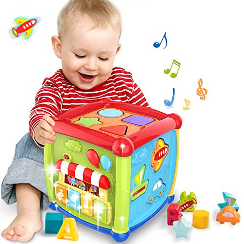 Early Learning Educational Music and Colorful Shape Sorter Toys Baby Toys 1218 Month Activity Cube Toys for 1 Years Old Baby Toys 6 12 Month Gift for 1 2 3 Years Old Boys and Girls Kids and Toddler Early Learning Educational Music and Colorful Shape Sorter Toys Baby Toys 1218 Month Activity Cube Toys for 1 Years Old Baby Toys 6 12 Month Gift for 1 2 3 Years Old Boys and Girls Kids and Toddler