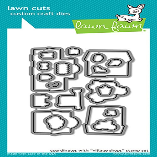 Lawn Fawn Lawn Cuts Custom Craft Die - LF1693 Village Shops Lawn Fawn Lawn Cuts Custom Craft Die - LF1693 Village Shops