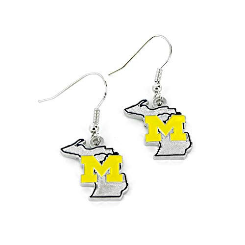 NCAA Michigan Wolverines Home State Earrings