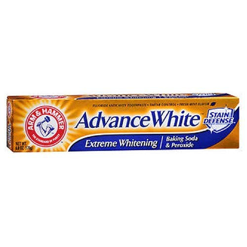 Arm  Hammer Advance Toothpaste Baking Soda Peroxide Tartar Control White 6 Ounce