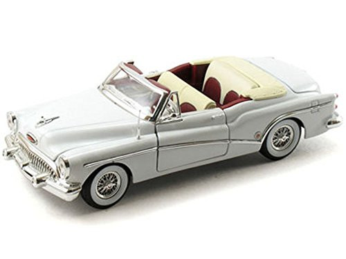Signature Models 1953 Buick Skylark Convertible White 32321  132 Scale Diecast Model Toy Car