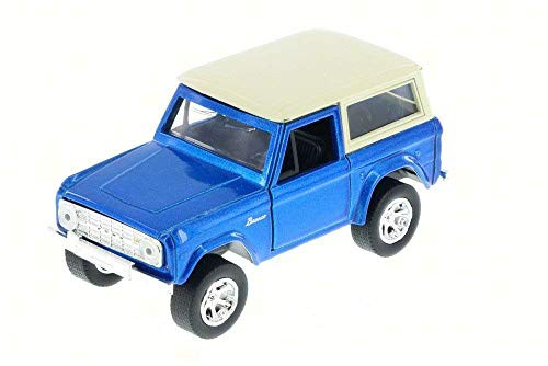 Jada 1973 Ford Bronco Truck Blue 97051 132 Scale Diecast Model Toy Car Jada 1973 Ford Bronco Truck Blue 97051 132 Scale Diecast Model Toy Car
