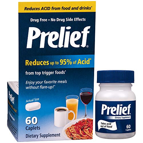 Prelief Acid Reducer Caplets 60 Count Dietary Supplement