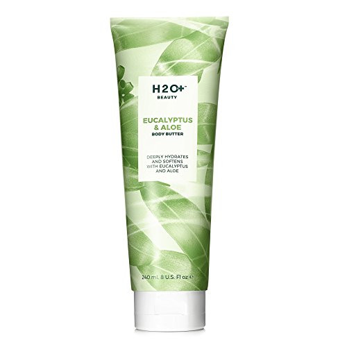 Body Butter Moisturizing Lotion for Dry Skin Eucalyptus  Aloe with Coconut Butter 8 Oz  H2O Body Care  Luxury Beauty