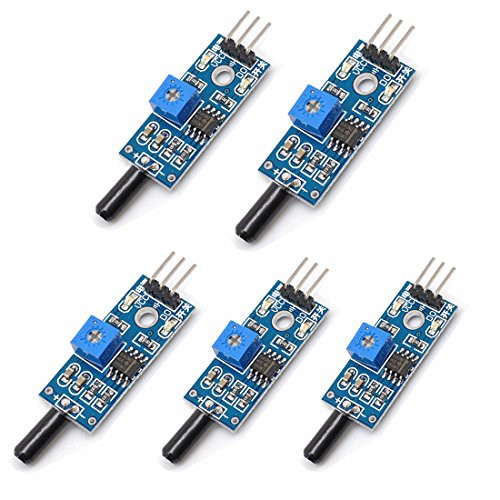 Oiyagai 5pcs High Sensitive Vibration Sensor Module SW18010P Alarm Sensor Module