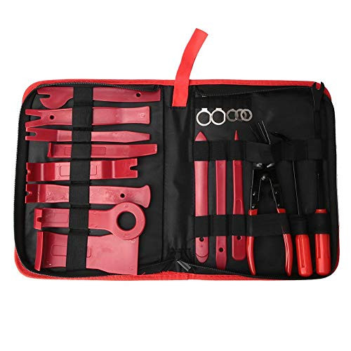 19pcs Car Trim Removal Tool Panel Removal Tools Kit for Car Panel Dash Audio Radio Removal Installer and Repair