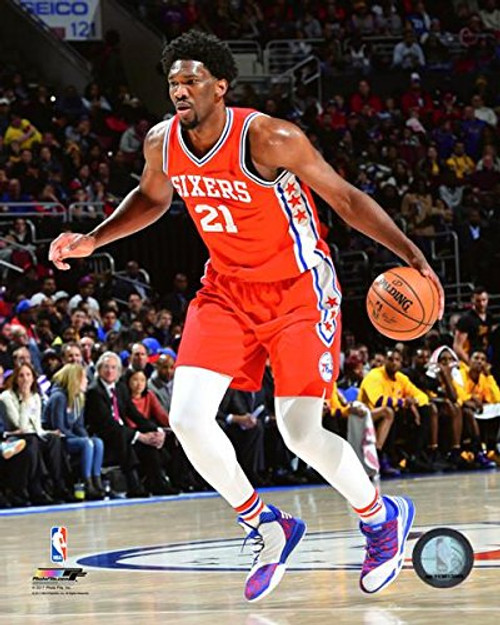 NBA Joel Embiid Philadelphia 76ers Action Photo Size 8 x 10 NBA Joel Embiid Philadelphia 76ers Action Photo Size 8 x 10