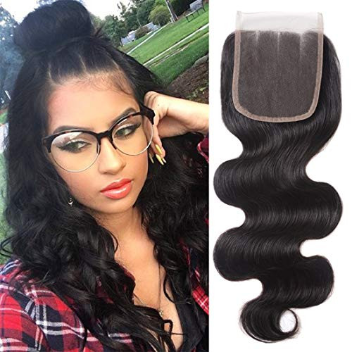 MeiQin Body Wave Closure 3 Part Brazilian Virgin Hair 10 inch 4x4 Lace Closure with Baby Hair 130 Density Brazilian Body Wave 100 Human Hair Natural Color
MeiQin Body Wave Closure 3 Part Brazilian Virgin Hair 10 inch 4x4 Lace Closure with Baby Hair 130 Density Brazilian Body Wave 100 Human Hair Natural Color