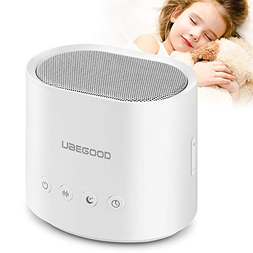 White Noise Machine UBEGOOD Sound Machine for Sleeping with 26 NonLooping Soothing Sounds Noise Machine with Timer  Memory Feature for Baby Adults Compact Sleep Machine for Home Office Travel