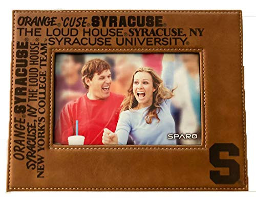 Rico Syracuse Orange Picture Frame Holds 4 x 6 inch Print for Wall or Table
