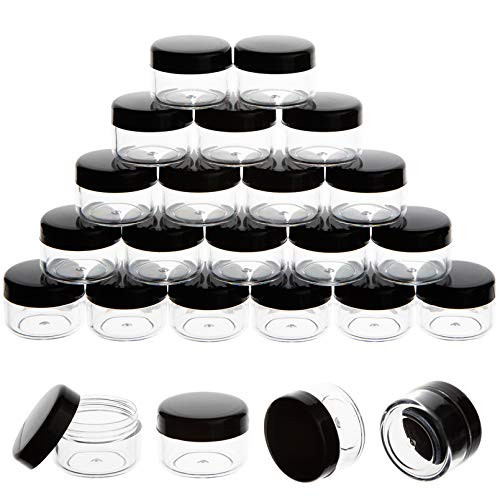 5 Gram Cosmetic Containers 100pcs Sample Jars Tiny Makeup Sample Containers with lids